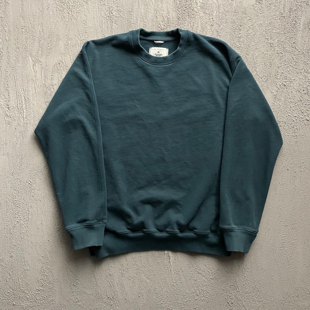 Midweight Terry Crewneck Sweatshirt Mens Large Teal Modern Reigning Champ